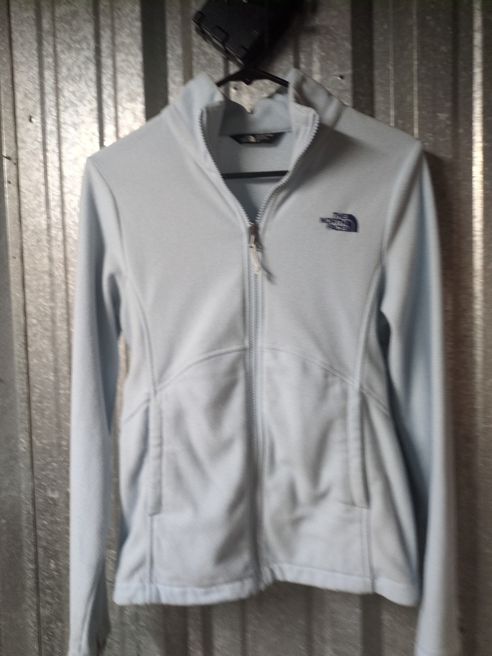 The North Face Light Blue Full-Zip Fleece Jacket